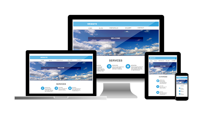 website on multiple devices