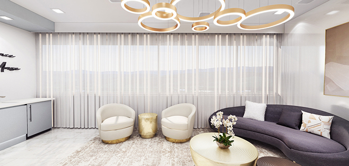 medical spa lobby