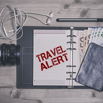 Travel alert copy