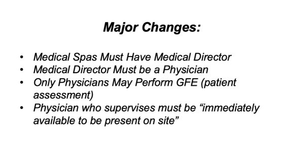 1 Major Changes